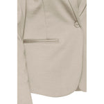 ICHI Beige Polyester Suits & Women's Blazer