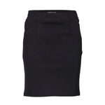 ICHI Black Polyester Women's Skirt