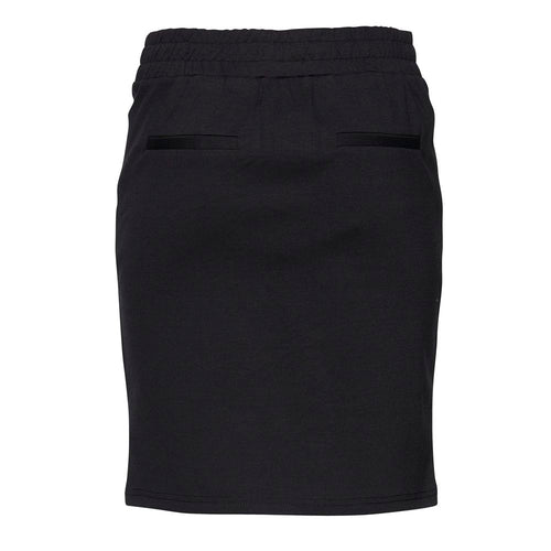 ICHI Black Polyester Women's Skirt