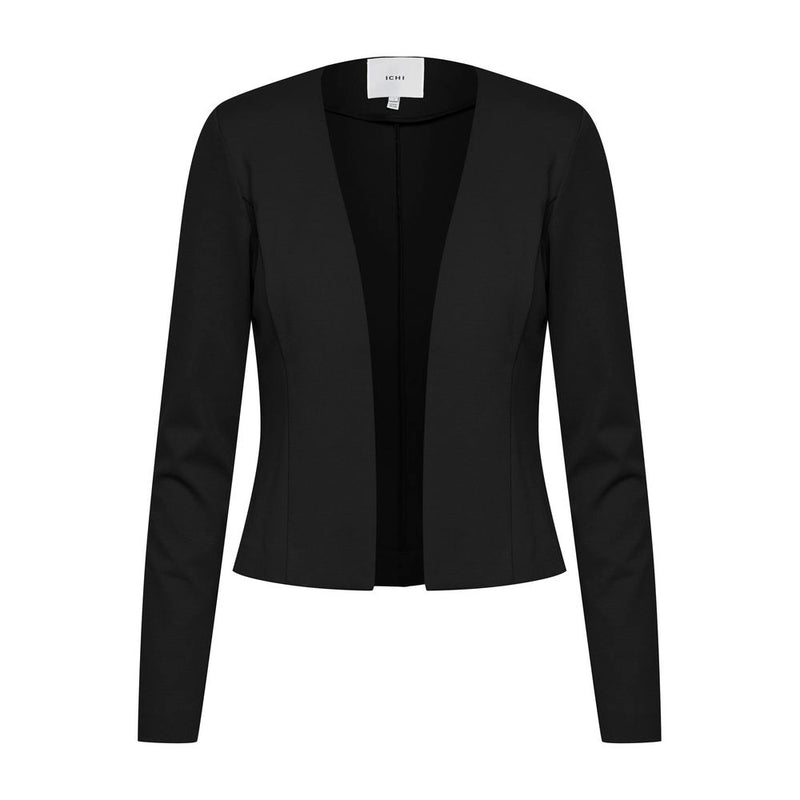 ICHI Black Polyester Suits & Women's Blazer