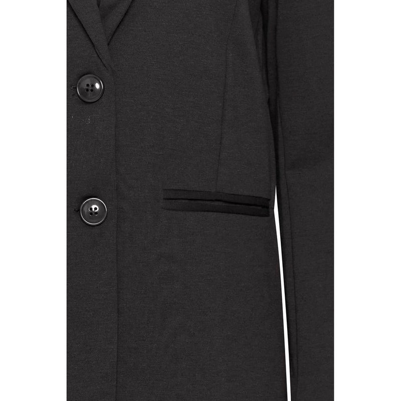 ICHI Black Recycled Polyester Suits & Women's Blazer