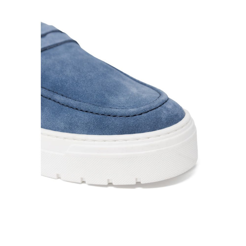 Antony Morato Blue Suede Men's Casual