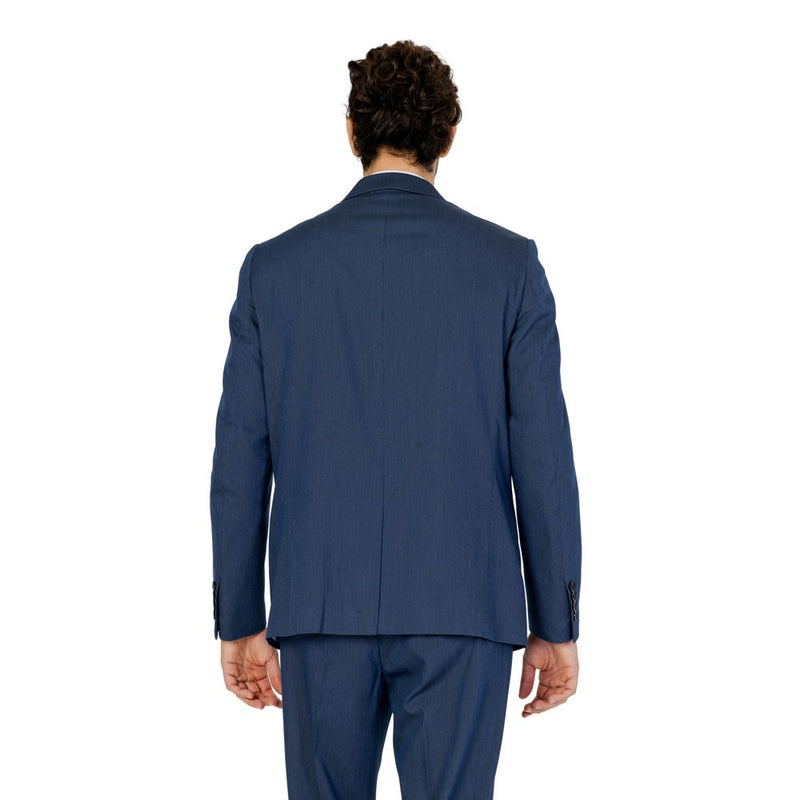 Antony Morato Blue Polyester Men's Suit