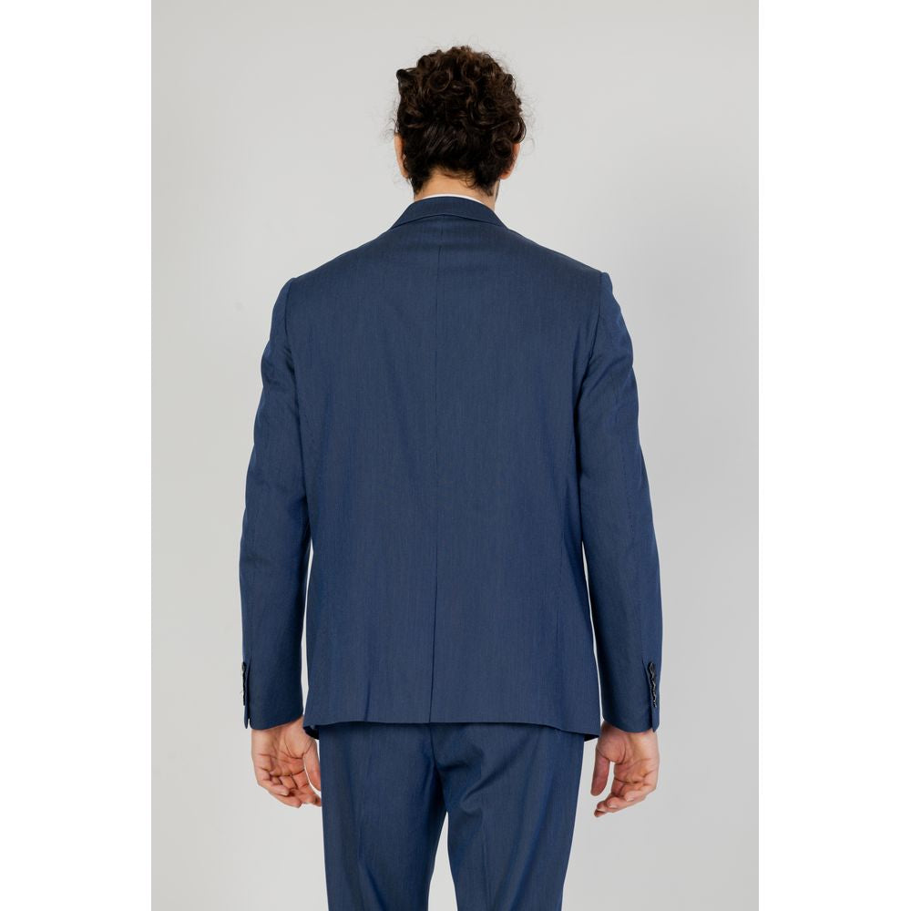 Antony Morato Blue Polyester Men's Suit