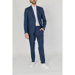 Antony Morato Blue Polyester Men's Suit