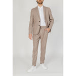 Antony Morato Beige Polyester Men's Suit