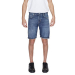 Antony Morato Blue Cotton Men's Short