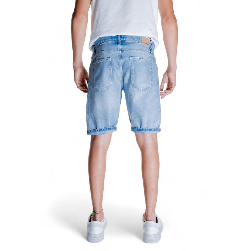 Antony Morato Light Blue Cotton Men's Short