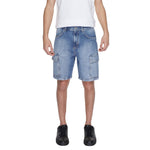 Antony Morato Blue Cotton Men's Short