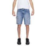 Antony Morato Blue Cotton Men's Short