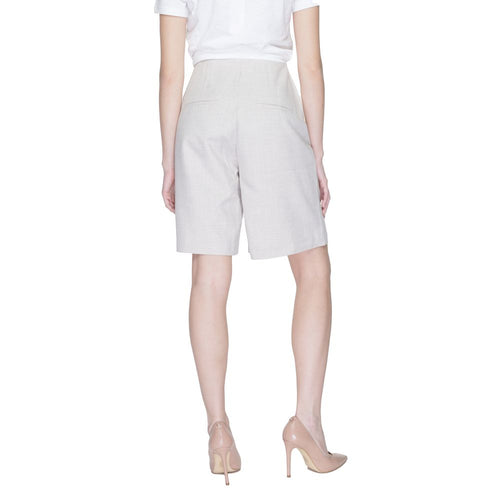 Vero Moda Gray Polyester Women's Short