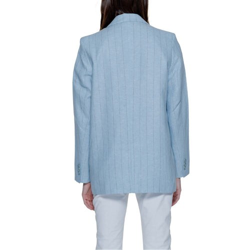 Vero Moda Light Blue Linen Suits & Women's Blazer