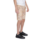 Alviero Martini Prima Classe Beige Polyester Men's Short