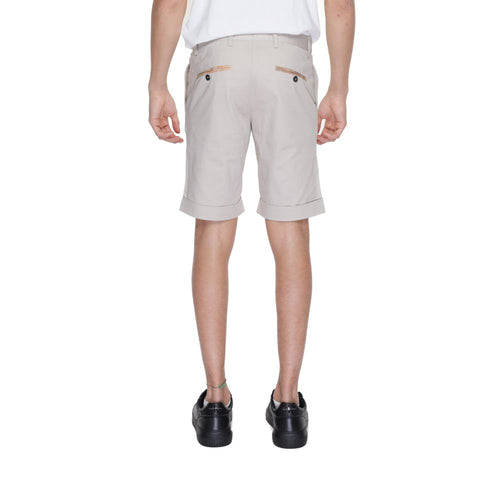 Alviero Martini Prima Classe Beige Cotton Men's Short