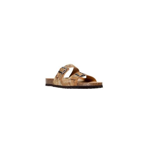 Alviero Martini Prima Classe Beige Textile Men's Sandal