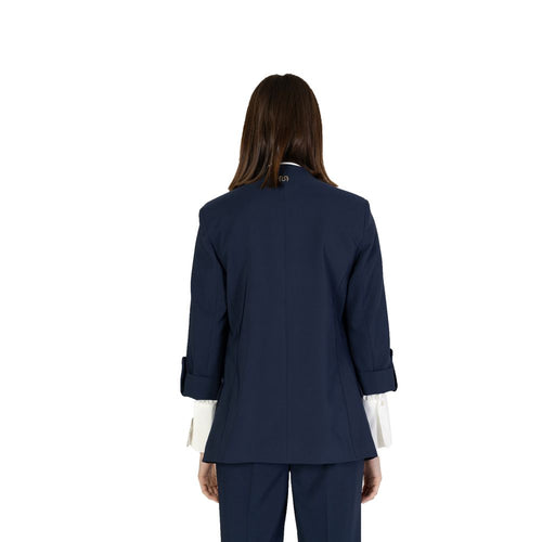 Rinascimento Blue Polyester Suits & Women's Blazer