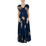 Rinascimento Blue Polyester Women's Dress