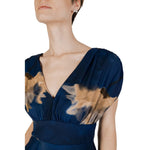 Rinascimento Blue Polyester Women's Dress