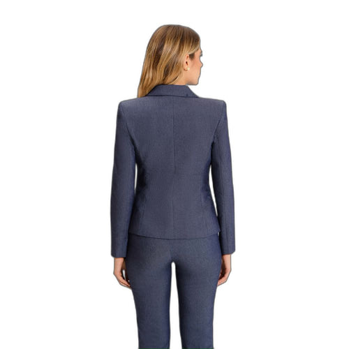 Rinascimento Blue Cotton Suits & Women's Blazer