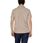 Hamaki-Ho Beige Linen Men's Shirt