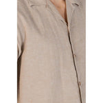 Hamaki-Ho Beige Linen Men's Shirt