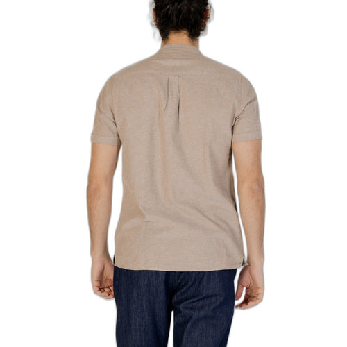 Hamaki-Ho Beige Linen Men's Shirt