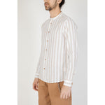 Hamaki-Ho Beige Linen Men's Shirt