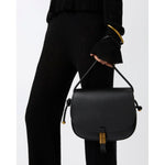 PINKO Black Leather Women Crossbody Women's Bag