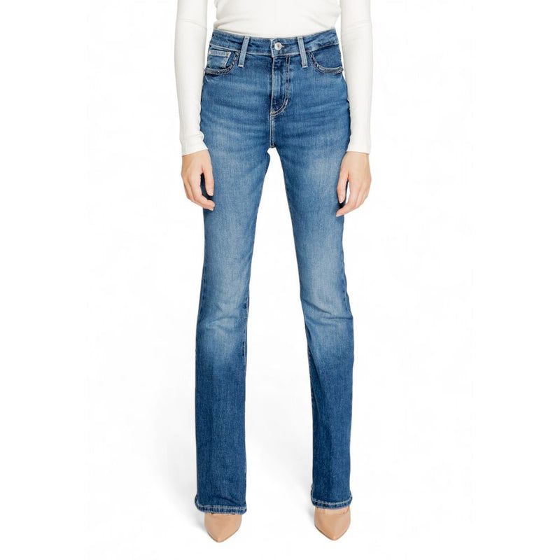 Guess Blue Cotton Jeans & Women's Pant