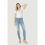 Guess Blue Cotton Jeans & Women's Pant