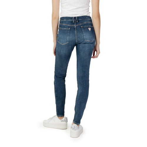 Guess Blue Cotton Jeans & Women's Pant