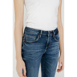 Guess Blue Cotton Jeans & Women's Pant