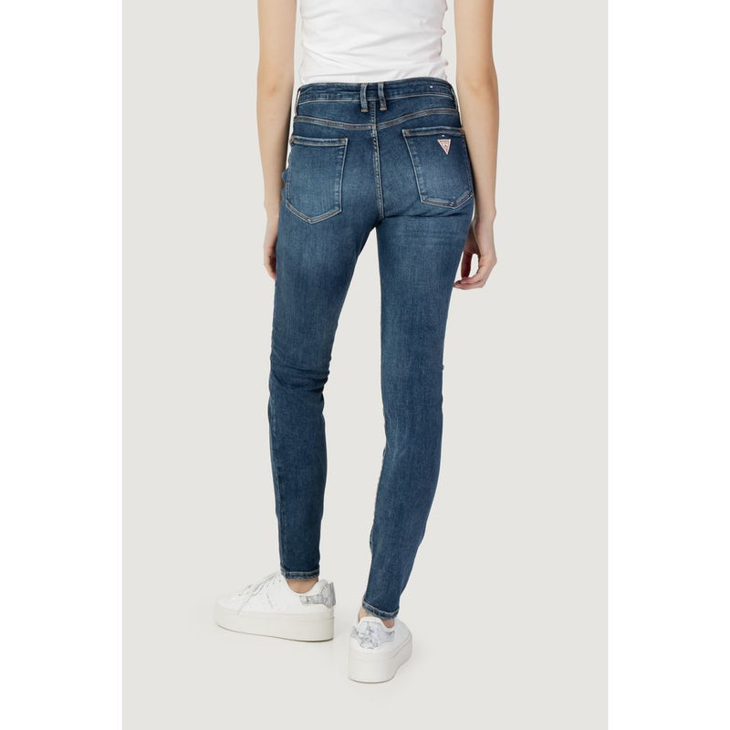 Guess Blue Cotton Jeans & Women's Pant