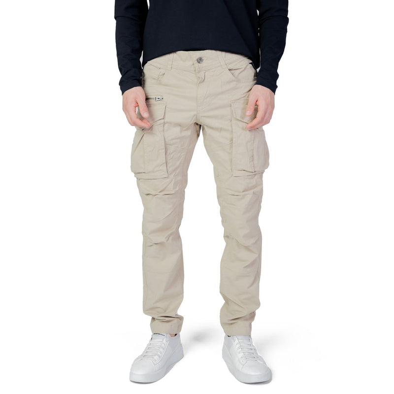 Replay Beige Cotton Jeans & Men's Pant