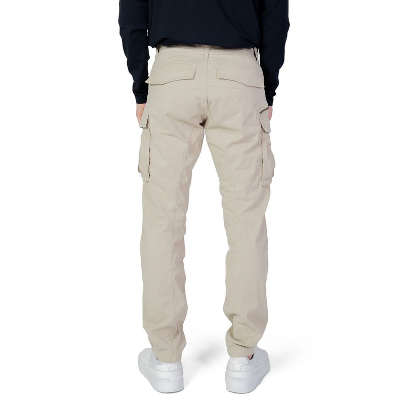 Replay Beige Cotton Jeans & Men's Pant