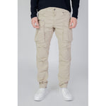 Replay Beige Cotton Jeans & Men's Pant