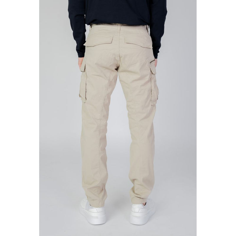 Replay Beige Cotton Jeans & Men's Pant