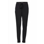 ICHI Black Polyester Jeans & Women's Pant