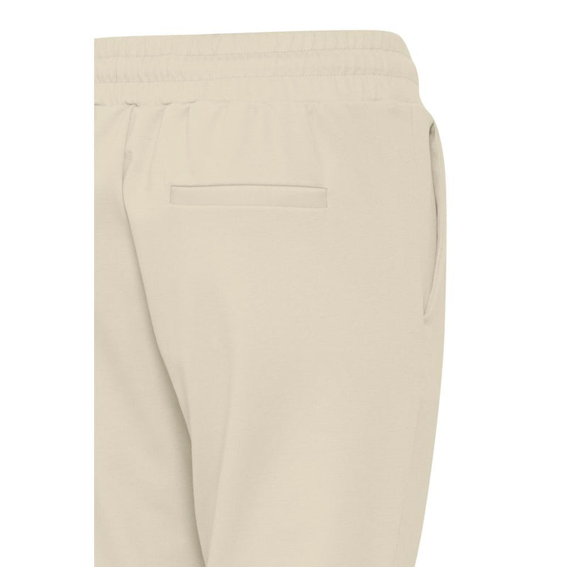 ICHI Beige Polyester Jeans & Women's Pant