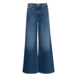 ICHI Blue Cotton Jeans & Women's Pant