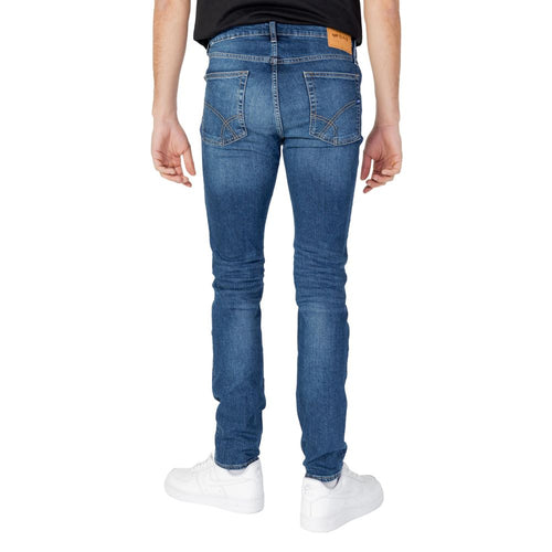 Gas Blue Cotton Jeans & Men's Pant