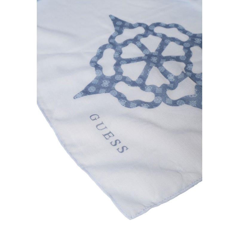 Guess Blue Polyester Women's Scarf