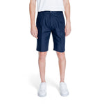 Antony Morato Blue Linen Men's Short