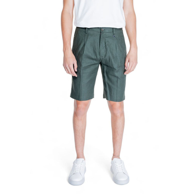 Antony Morato Green Linen Men's Short