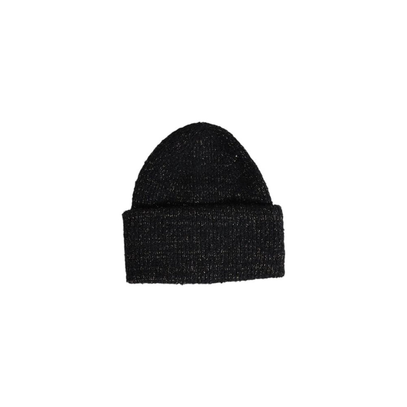 Pieces Black Recycled Polyester Women's Hat