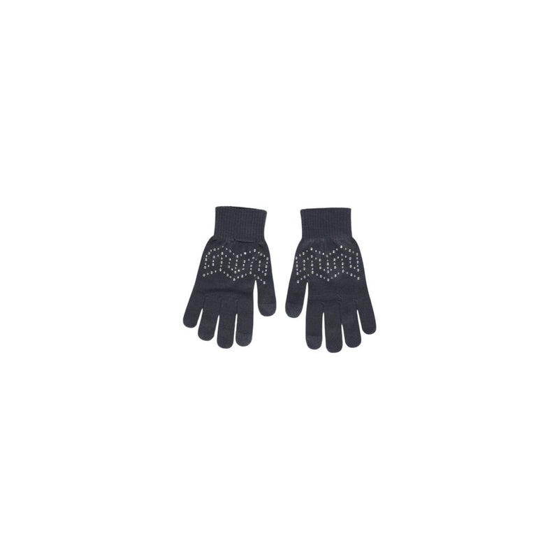 Pieces Gray Recycled Polyester Women's Glove