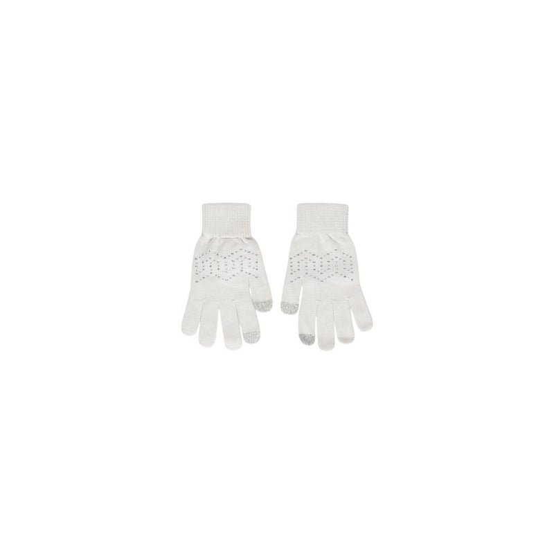 Pieces Beige Recycled Polyester Women's Glove