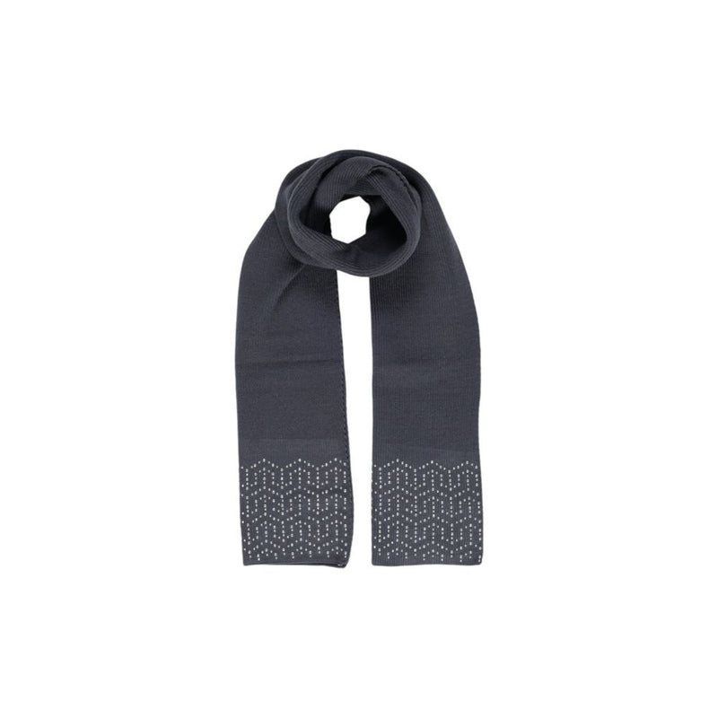 Pieces Gray Polyester Women's Scarf