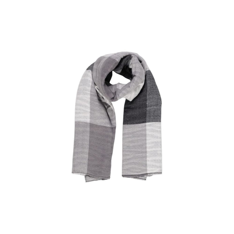 Pieces Black Recycled Polyester Women's Scarf