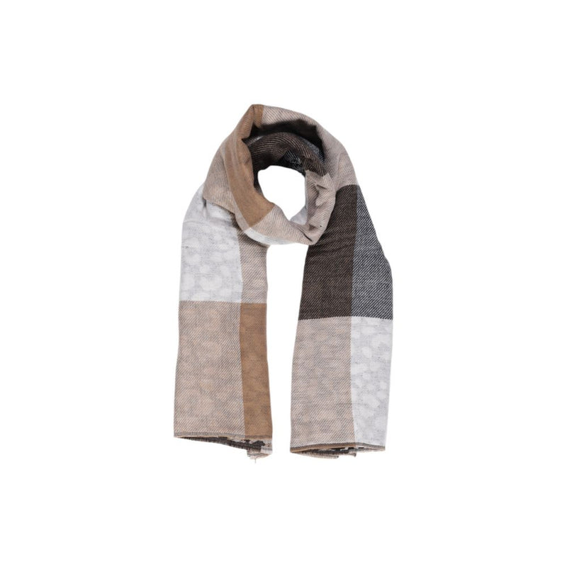 Pieces Beige Recycled Polyester Women's Scarf